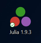 Julia Desktop icon in Windows