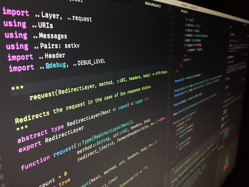 Picture of source code